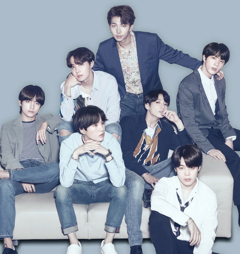 BTS group portrait